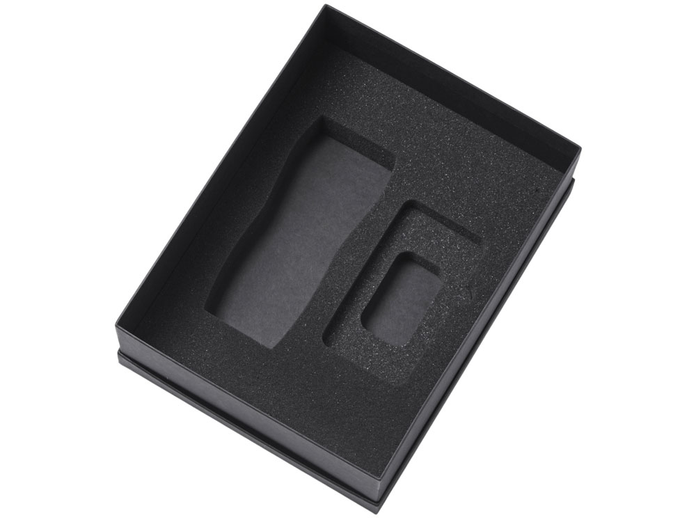 Подарочный набор c вакуумной термокружкой и повербанком С1, фиолетовый