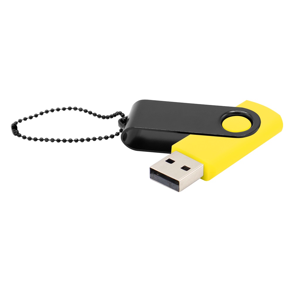 Флешка Designer To Go 2.0 USB 16Gb, желтый/черный Флешка Designer To Go 2.0 USB 16Gb, желтый/черный