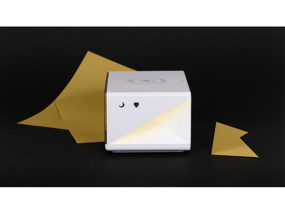 Часы с беспроводным зарядным устройством Rombica Timebox 2, белый (Р)