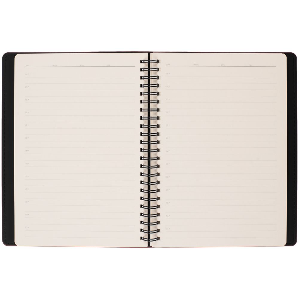 Ежедневник Spring Urban на заказ, недатированный, бордовый Ежедневник Spring Urban на заказ, недатированный, бордовый