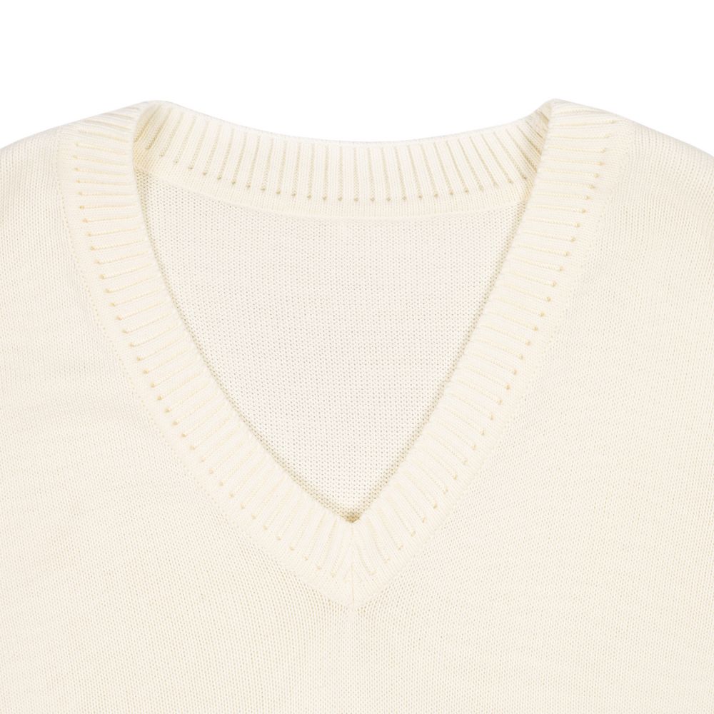 Жилет оверсайз унисекс Tad в сумке, молочно-белый Жилет оверсайз унисекс Tad в сумке, молочно-белый