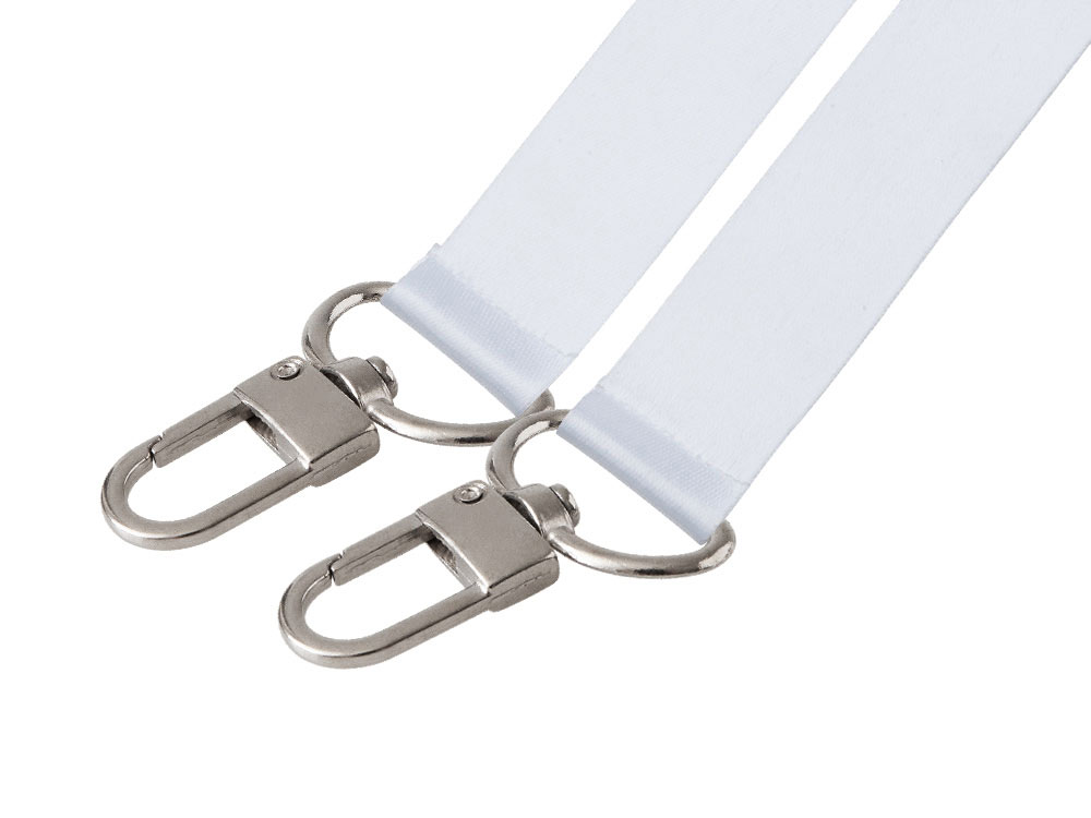 Ланъярд 2,5 см под сублимацию с 2-мя трендовыми карабинами