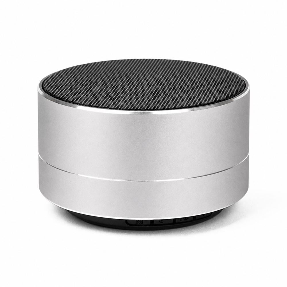 Беспроводная Bluetooth колонка MuzOn, серебристая