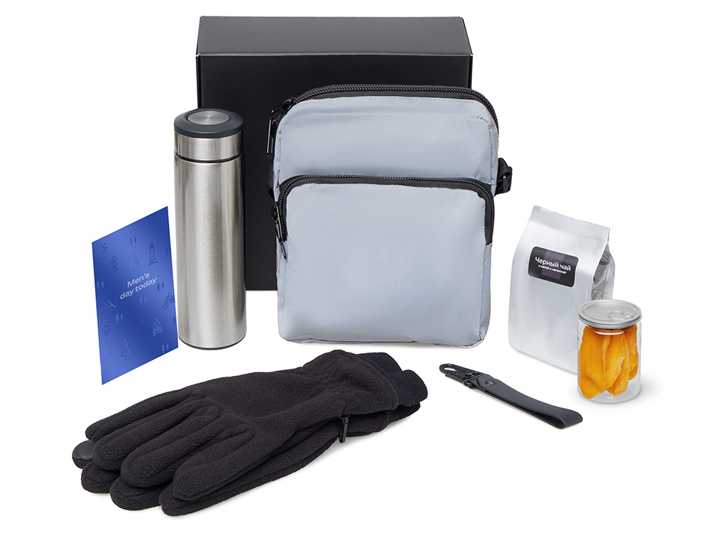 Подарочный набор Re:m. Step  с термосом, перчатками и сумкой