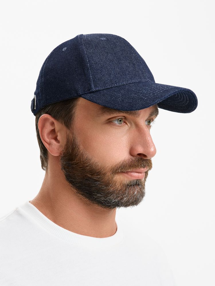 Бейсболка Denimate, темно-синяя Бейсболка Denimate, темно-синяя