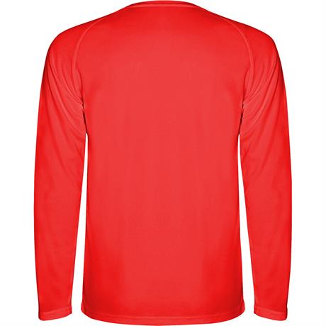 Спортивная футболка MONTECARLO L/S мужская, КРАСНЫЙ 2XL