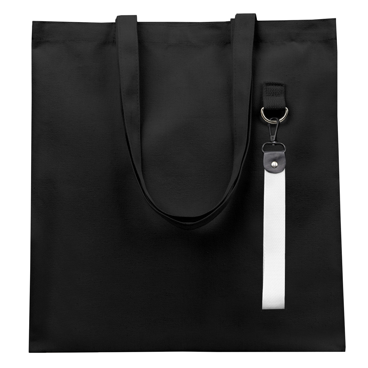 Сумка для покупок LUMISSA 325 г/м² с ремувкой, чёрный/белый