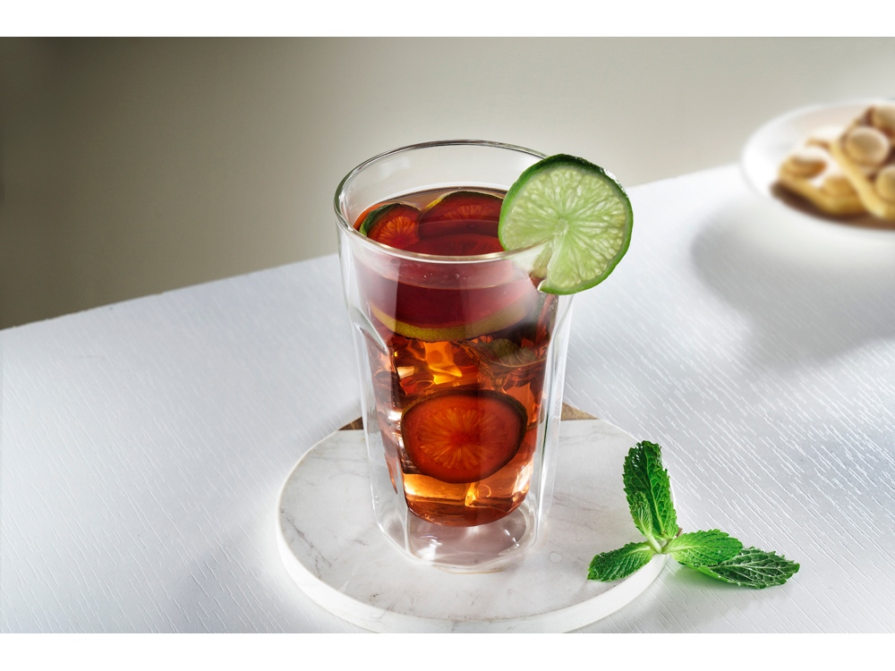 Стакан граненый с двойными стенками Silva