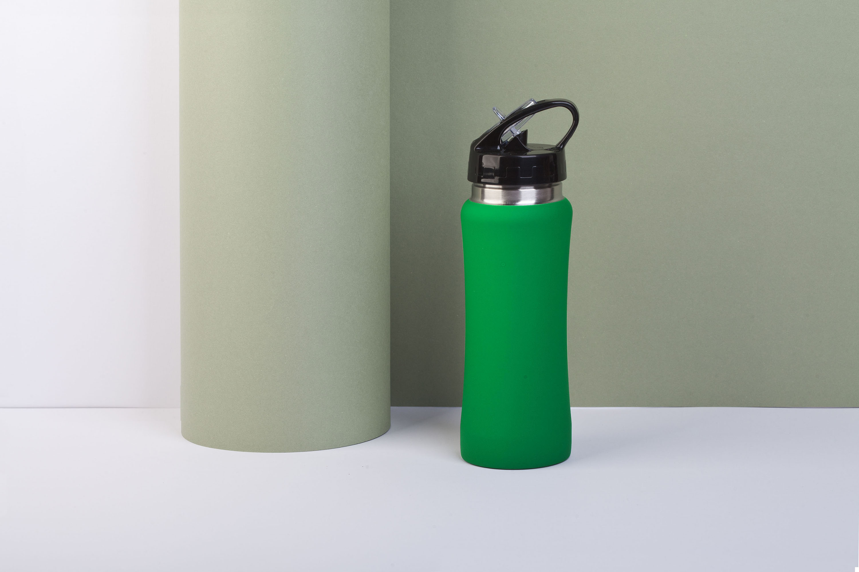 Бутылка для воды "Индиана" 600 мл, покрытие soft touch