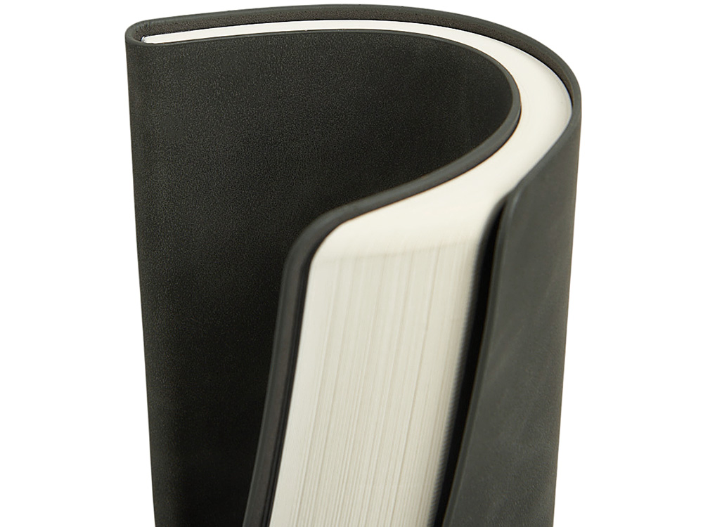 Блокнот А5 в гибкой обложке Chaplin, серый