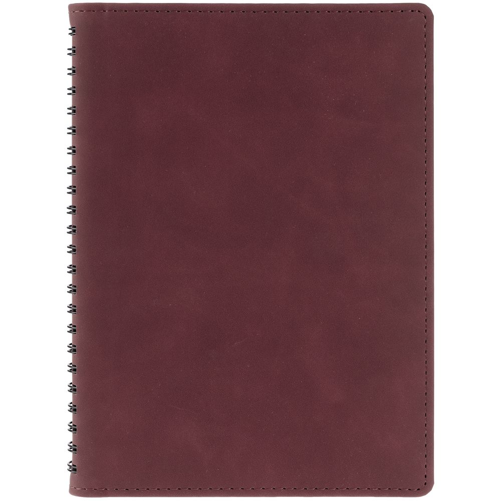 Ежедневник Spring Urban на заказ, недатированный, бордовый Ежедневник Spring Urban на заказ, недатированный, бордовый