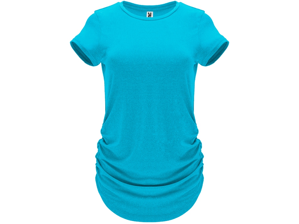 Футболка Aintree женская, меланжевый бирюзовый