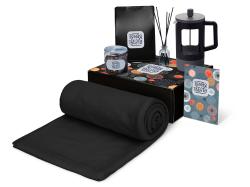 Подарочный набор Re:y. Vive с пледом, френч-прессом и кофе