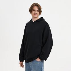 Худи оверсайз унисекс Фьюжн (Fusion), черный, размер 3XL/4XL