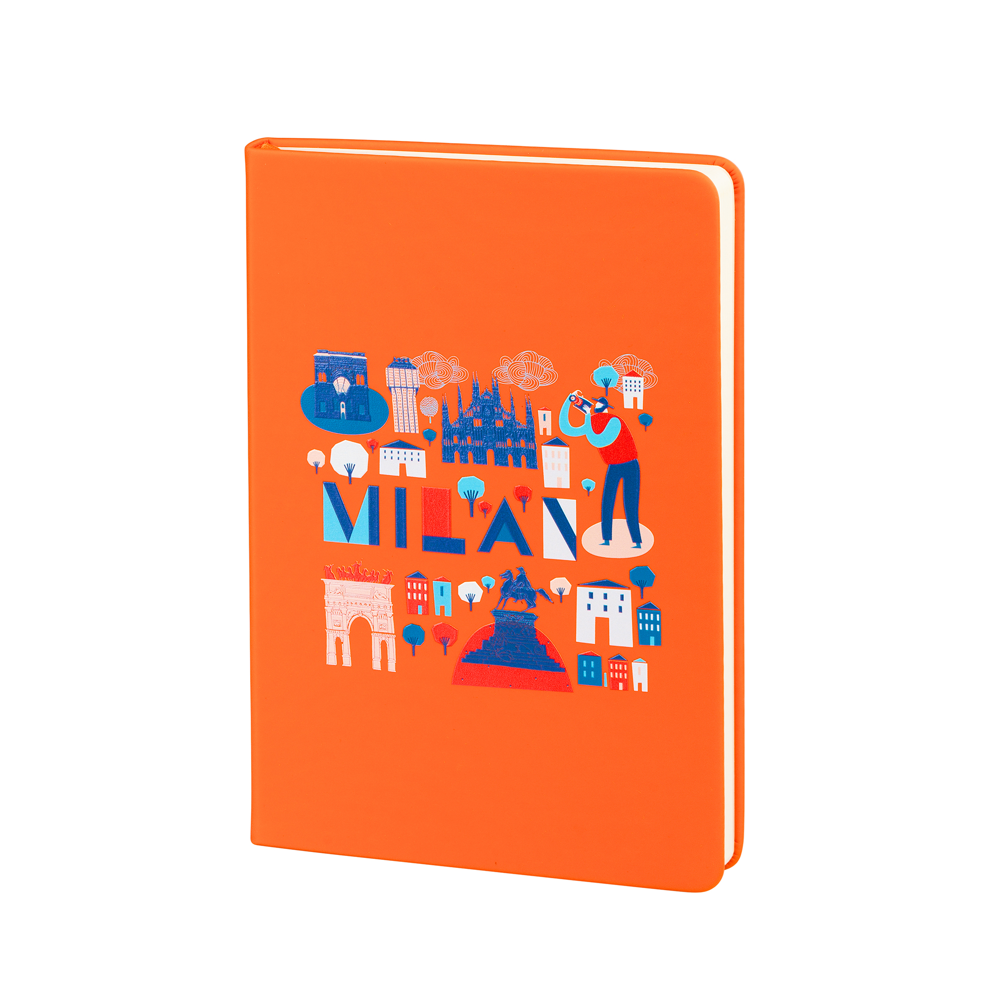 Ежедневник недатированный "Милан_Объекты", А5 Ежедневник недатированный "Милан_Объекты", А5