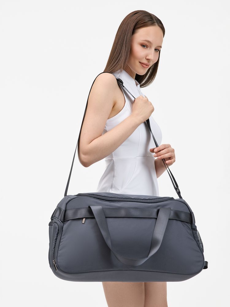 Сумка дорожная Vei, темно-серая (графит)