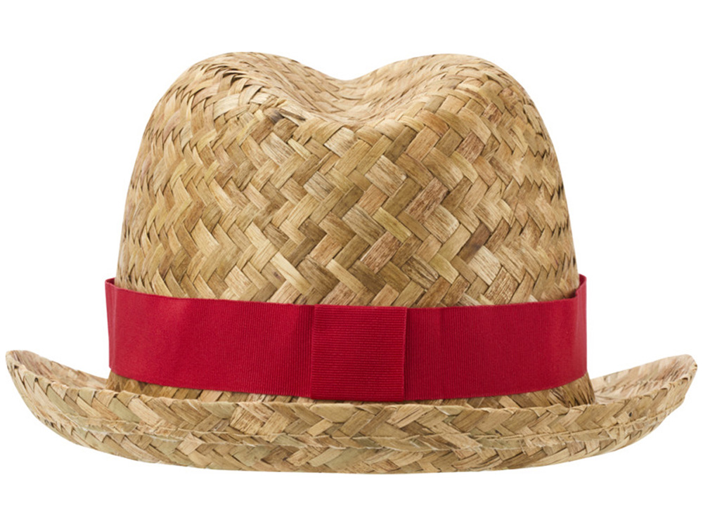 Pricus соломенная шляпа - Красный / Натуральный