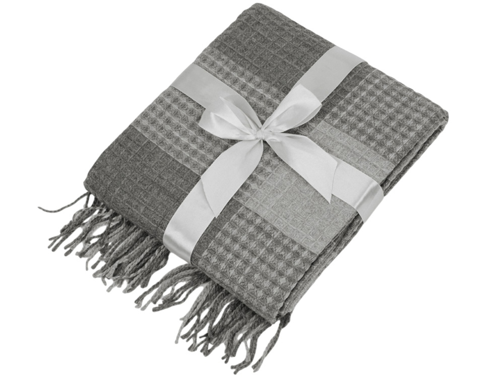 Плед акриловый Gaufre, серый