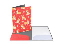 Папка для документов с возможностью полноцветной УФ-печати, софт-тач