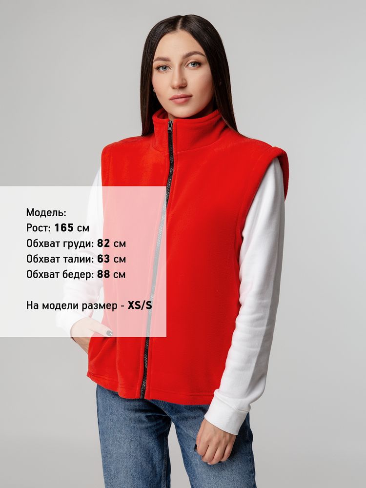 Жилет флисовый Manakin, красный Жилет флисовый Manakin, красный
