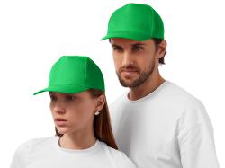 Бейсболка Poly 5-ти панельная 120 гр, зеленый Бейсболка Poly 5-ти панельная 120 гр, зеленый