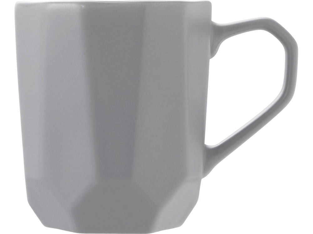 Кружка с гранями Amery, 310мл, серый матовый