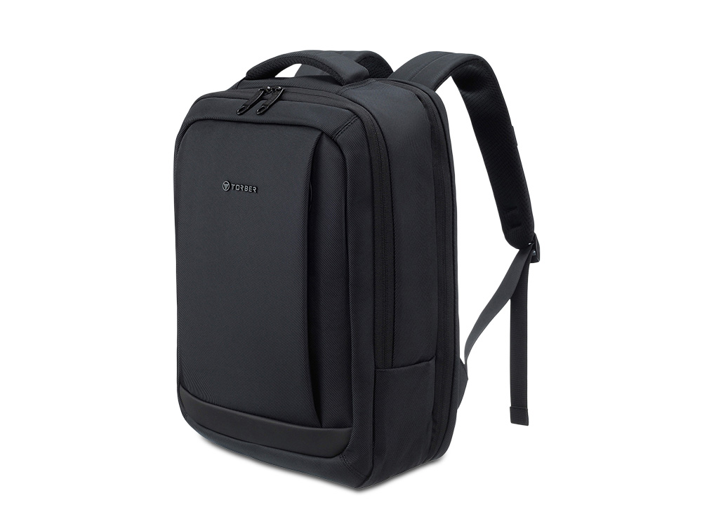 Рюкзак TORBER ВОЯЖ c отделением для ноутбука 17'', черный, полиэстер 900D, 31х17х44 см, 18 л Рюкзак TORBER ВОЯЖ c отделением для ноутбука 17'', черный, полиэстер 900D, 31х17х44 см, 18 л