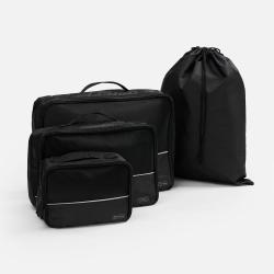 Дорожный набор сумок noJumble 4 в 1, черный