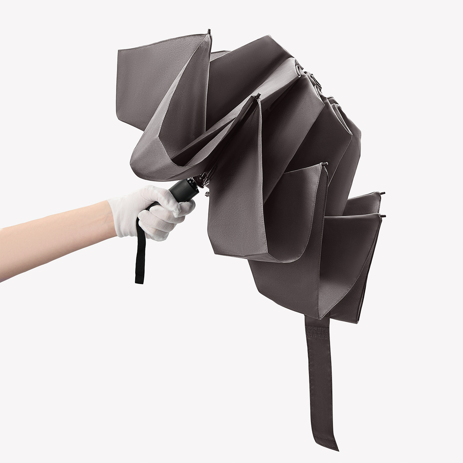 Зонт обратного сложения Олимп (Olymp), серый Зонт обратного сложения Олимп (Olymp), серый