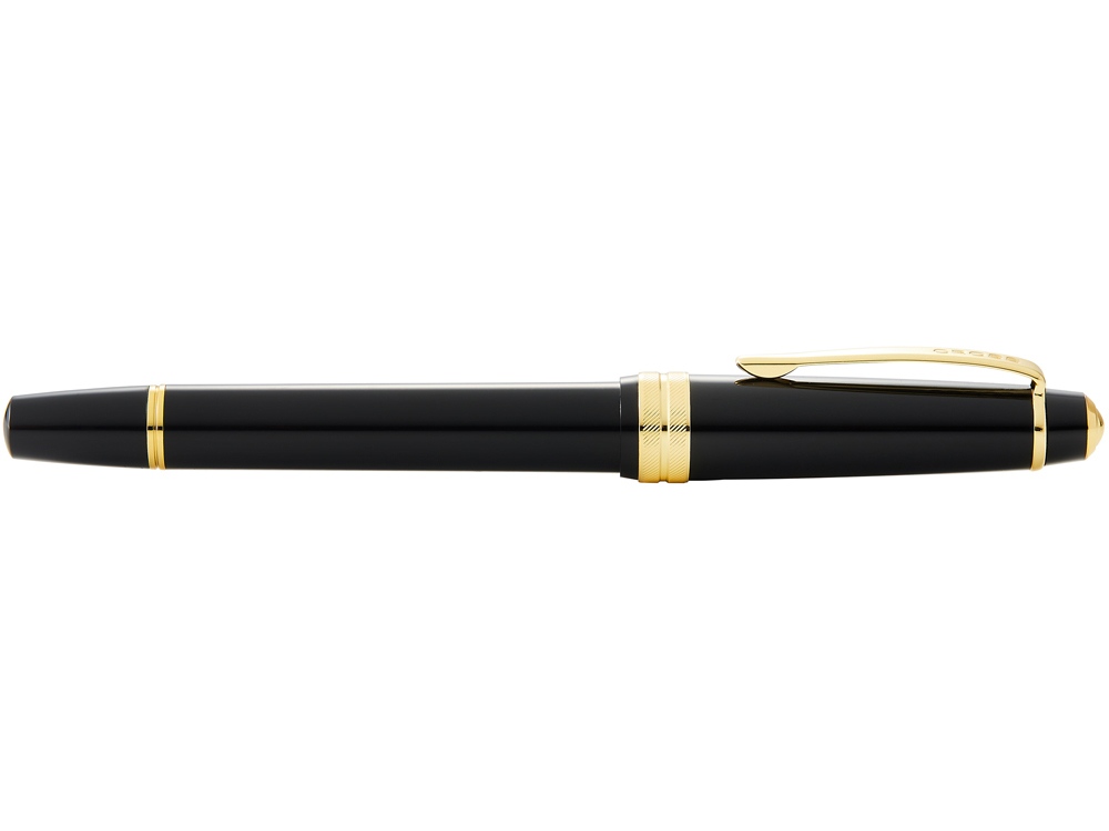 Перьевая ручка Cross Bailey Ligh Polished Black Resin and Gold Tone, перо F
