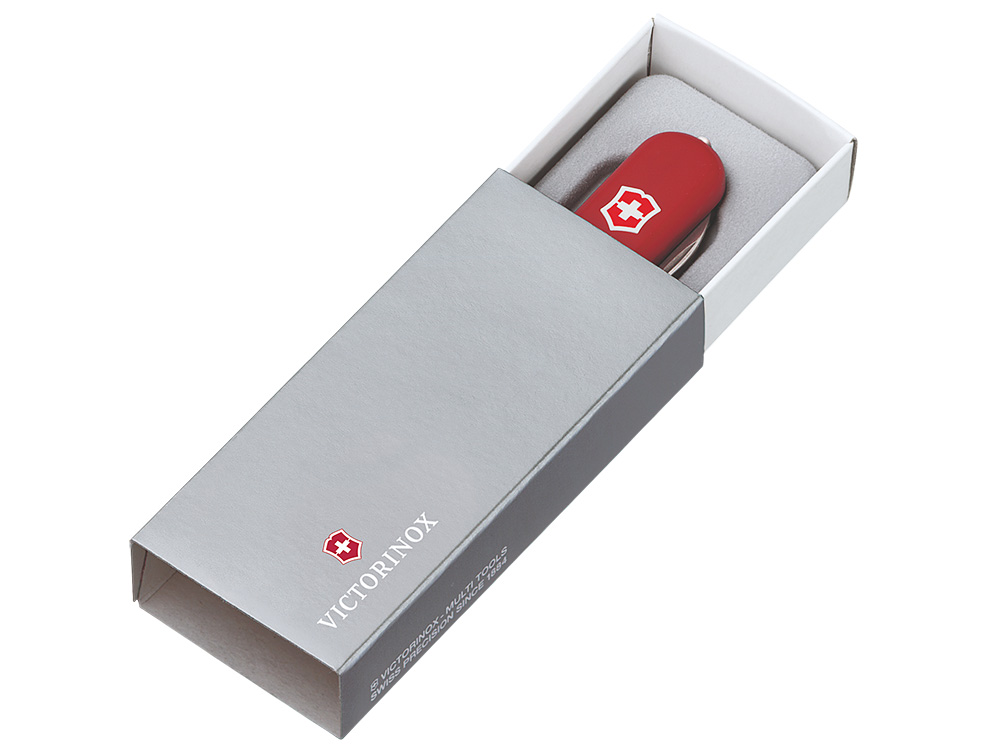 Нож-брелок VICTORINOX Escort, 58 мм, 6 функций, красный