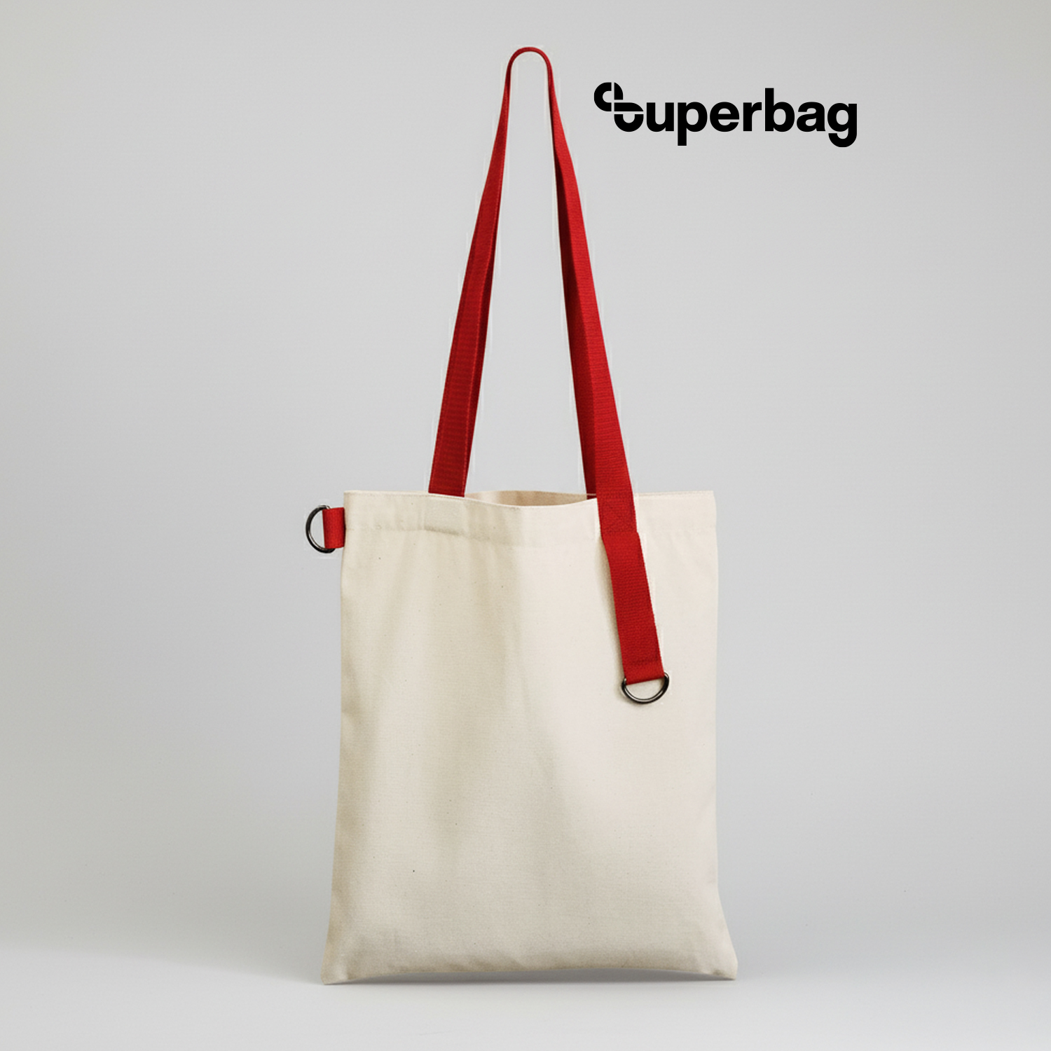 Шоппер Superbag (неокрашенный с красным) Шоппер Superbag (неокрашенный с красным)