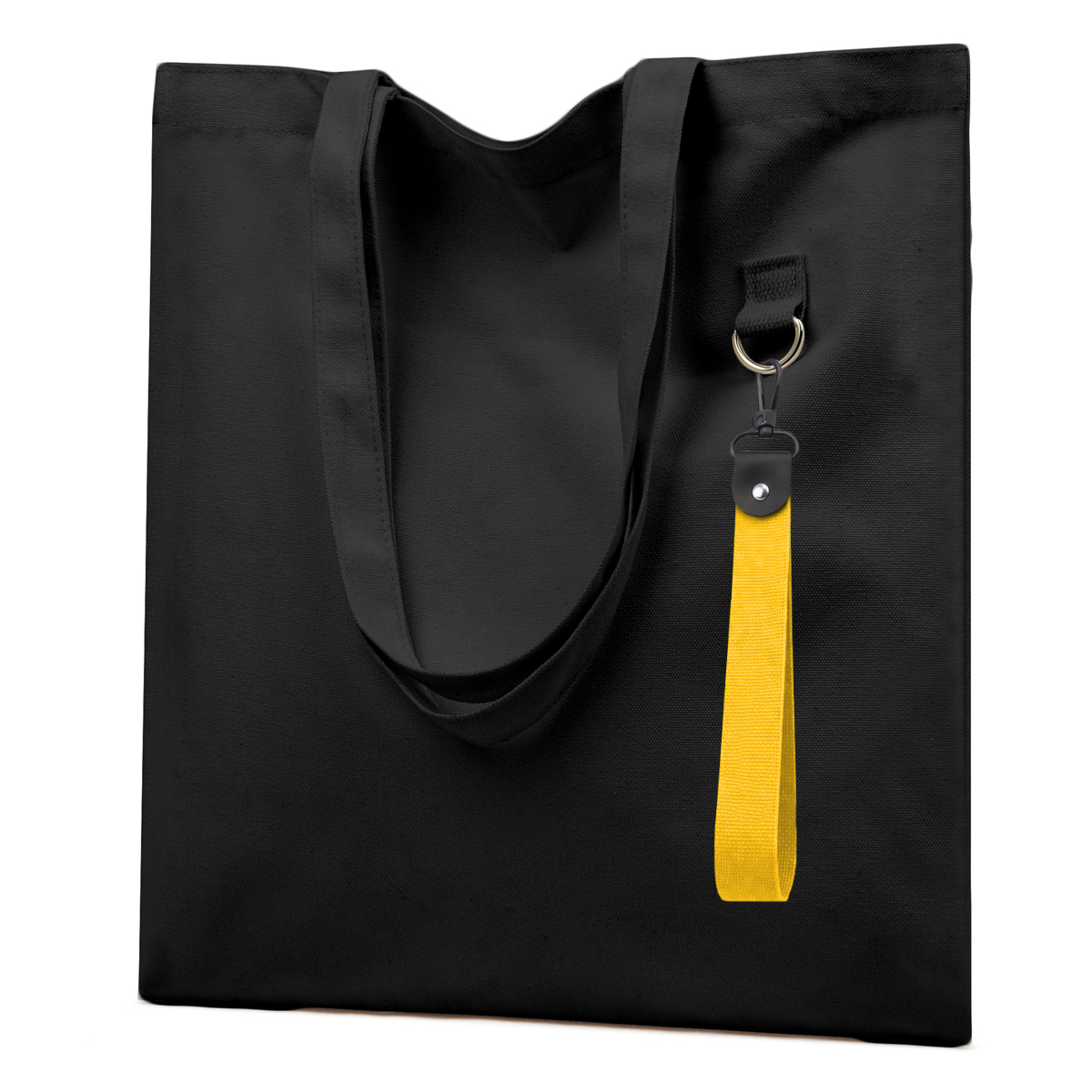Сумка для покупок LUMISSA 325 г/м² с ремувкой, чёрный/жёлтый Сумка для покупок LUMISSA 325 г/м² с ремувкой, чёрный/жёлтый