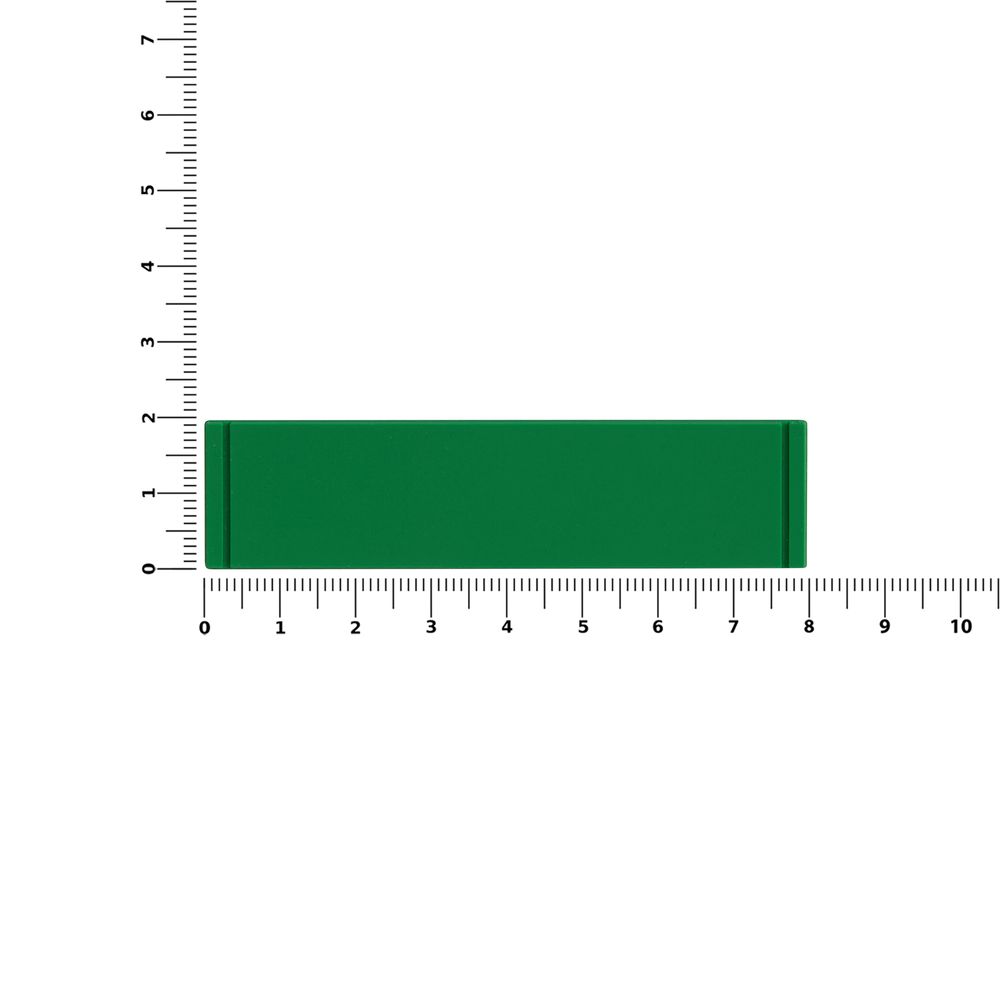 Лейбл из ПВХ Dzeta, S, зеленый