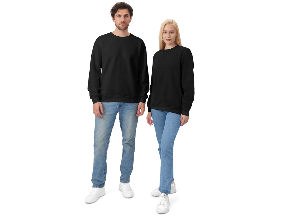 Свитшот Lisbon унисекс, черный