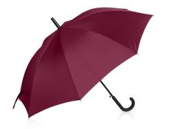 Зонт-трость Reviver с куполом из переработанного пластика, бордовый Зонт-трость Reviver с куполом из переработанного пластика, бордовый