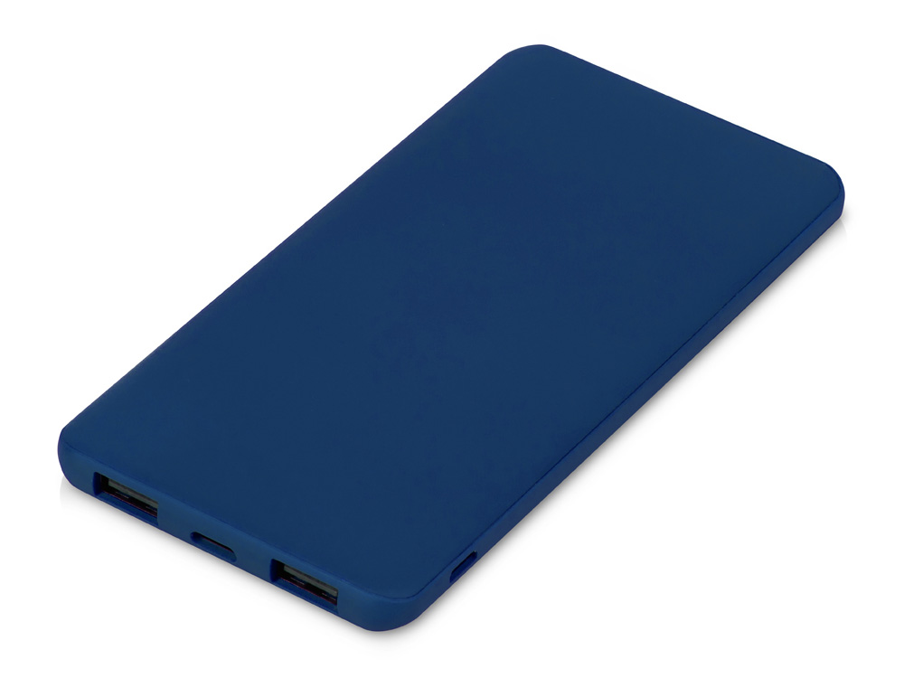 Подарочный набор с термобутылкой и повербанком С1, 5000 mAh, темно-синий