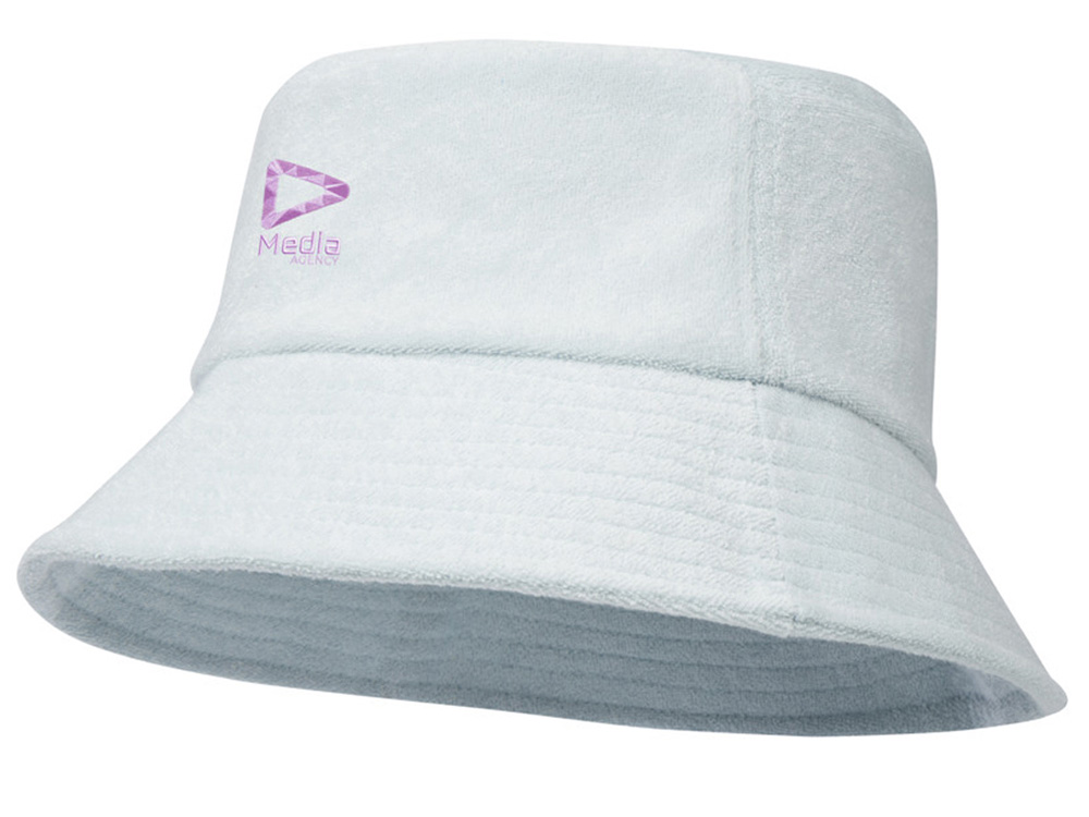 Панама Melo из переработанного махрового материала, сертифицированного GRS - Cloud Blue