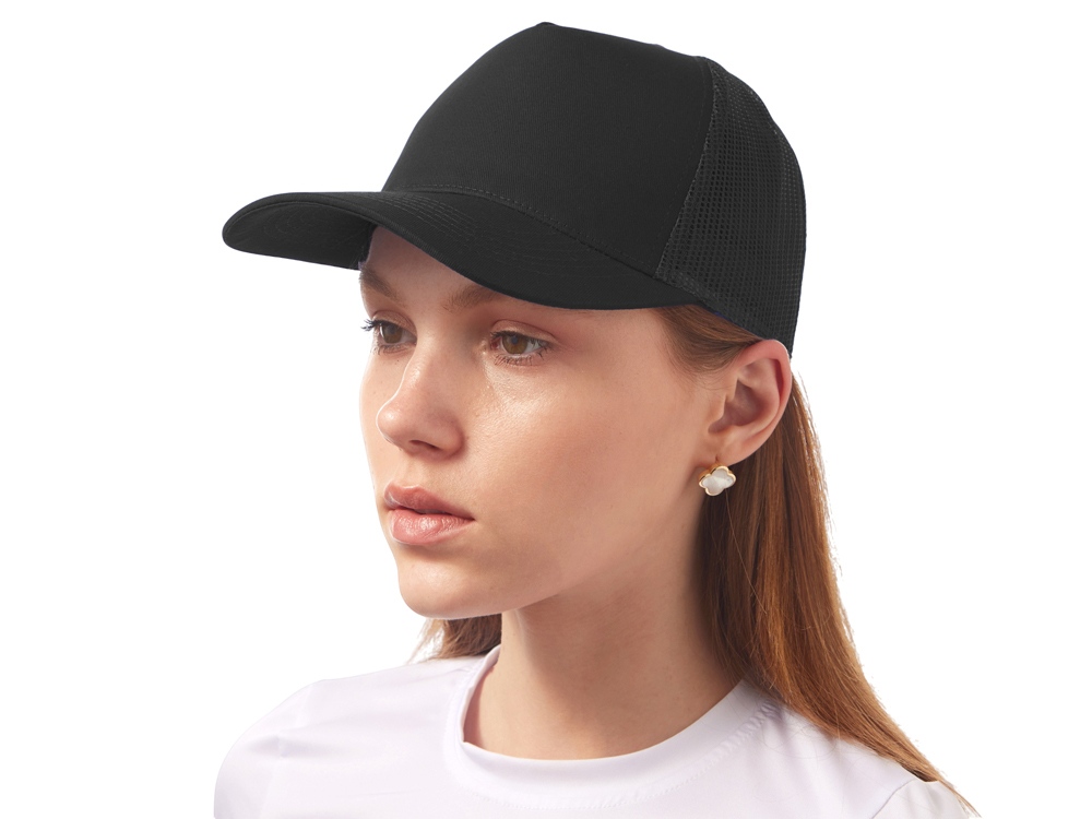 Бейсболка Kansas, черный