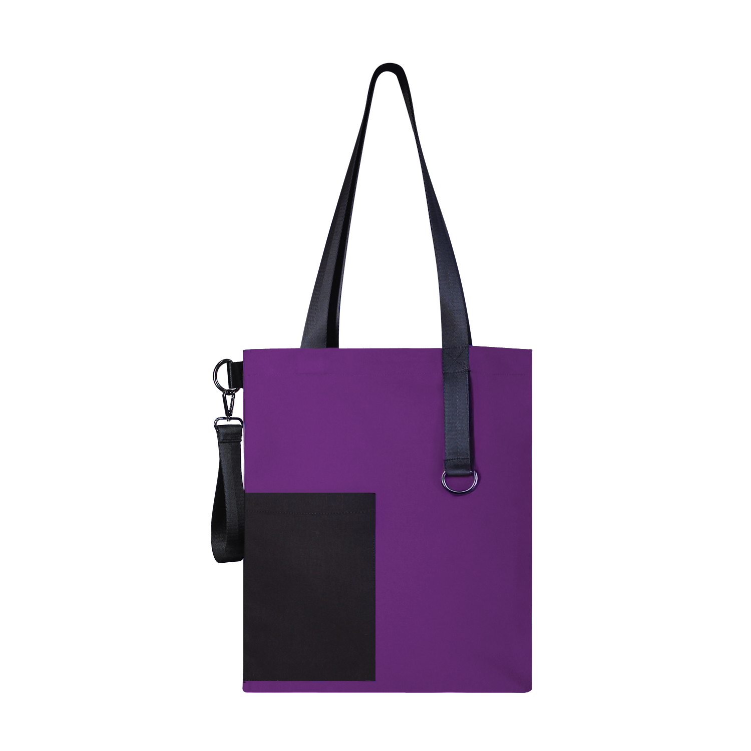 Шоппер Superbag Color (фиолетовый с черным)