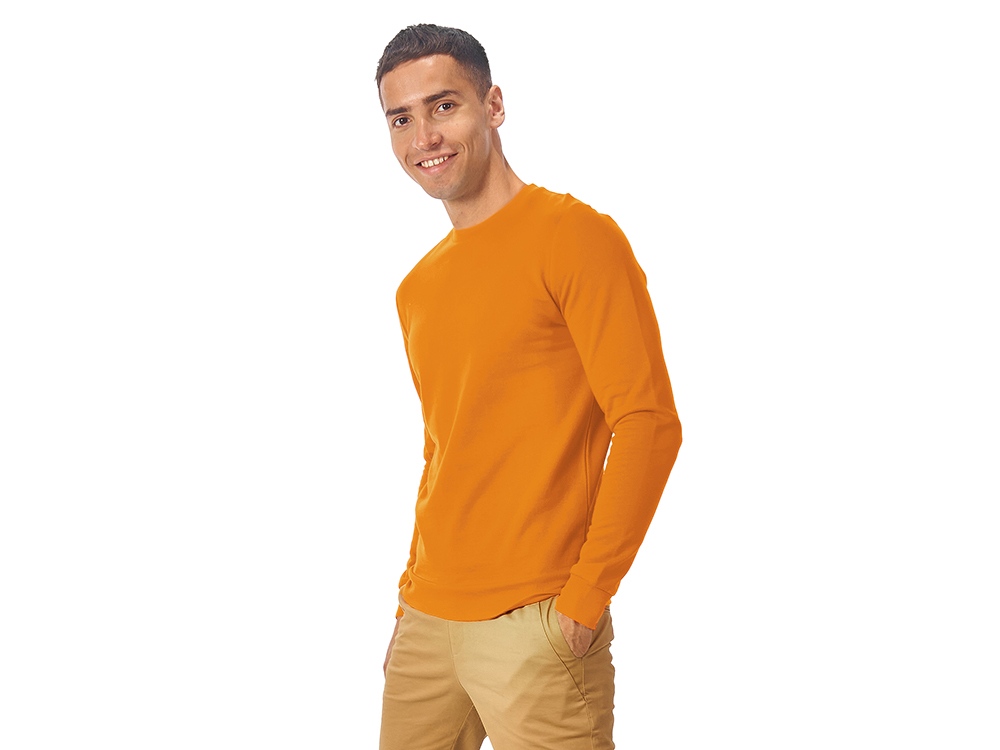 Свитшот Motion унисекс с начесом, оранжевый Свитшот Motion унисекс с начесом, оранжевый