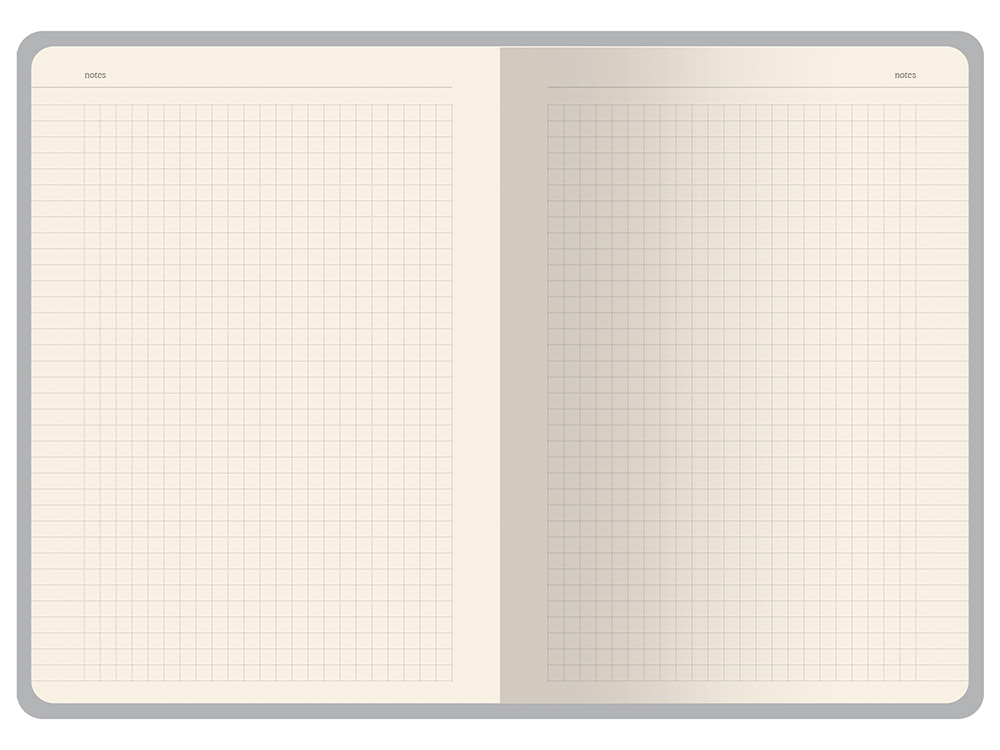 Бизнес-тетрадь А5 Pragmatic Contrast, 40 листов в клетку, белый с красным срезом