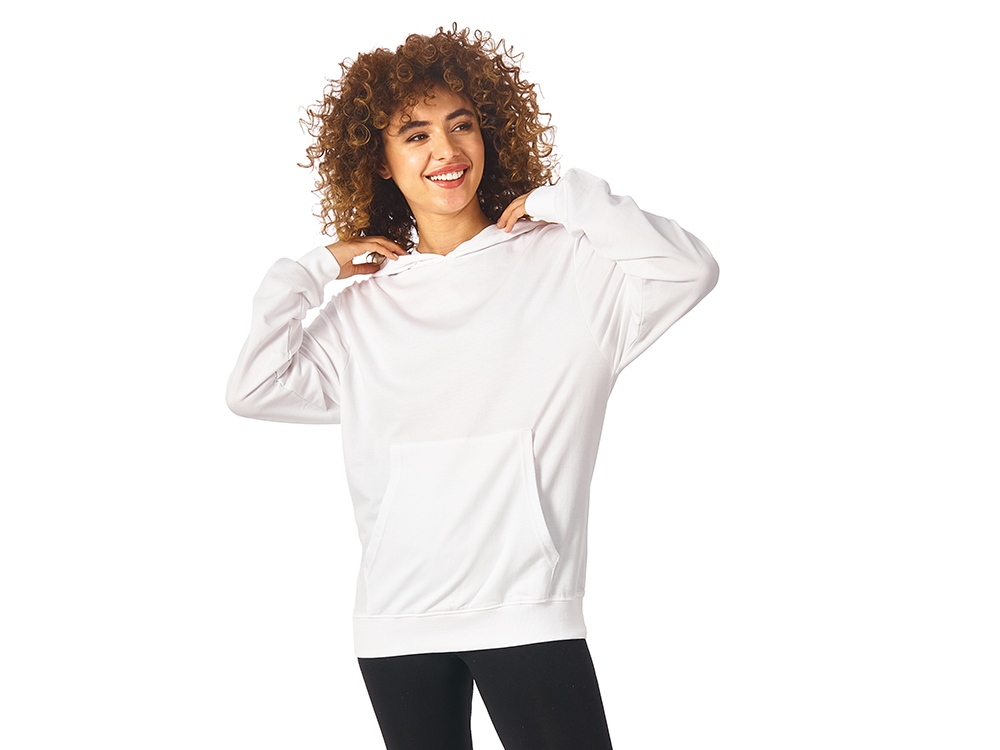 Худи Warsaw, футтер 230гр L, белый Худи Warsaw, футтер 230гр L, белый