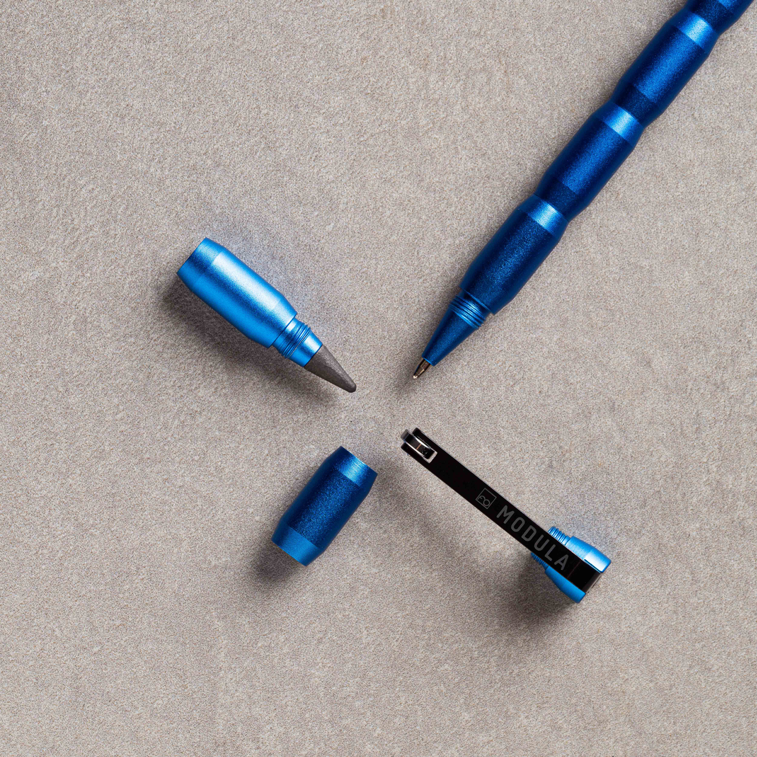 Шариковая ручка+карандаш Pininfarina Modula Blue