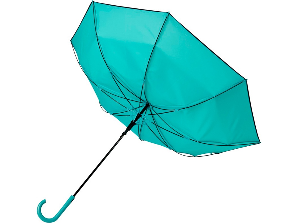 Ветрозащитный автоматический цветной зонт Kaia 23,  мятный