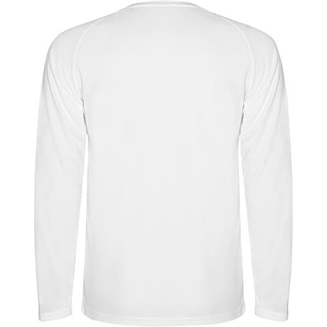 Спортивная футболка MONTECARLO L/S мужская, БЕЛЫЙ M