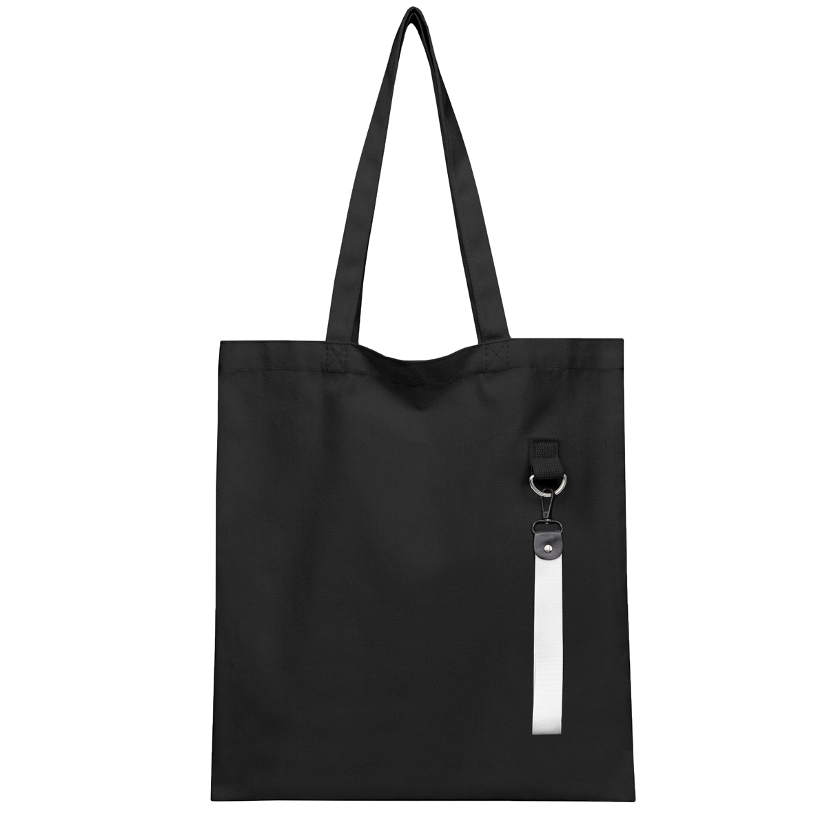 Сумка для покупок LUMISSA 325 г/м² с ремувкой, чёрный/белый
