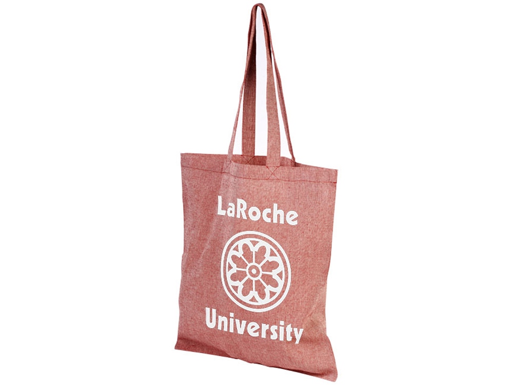 Сумка-тоут Pheebs из переработанного хлопка 150 г/м², красный Сумка-тоут Pheebs из переработанного хлопка 150 г/м², красный