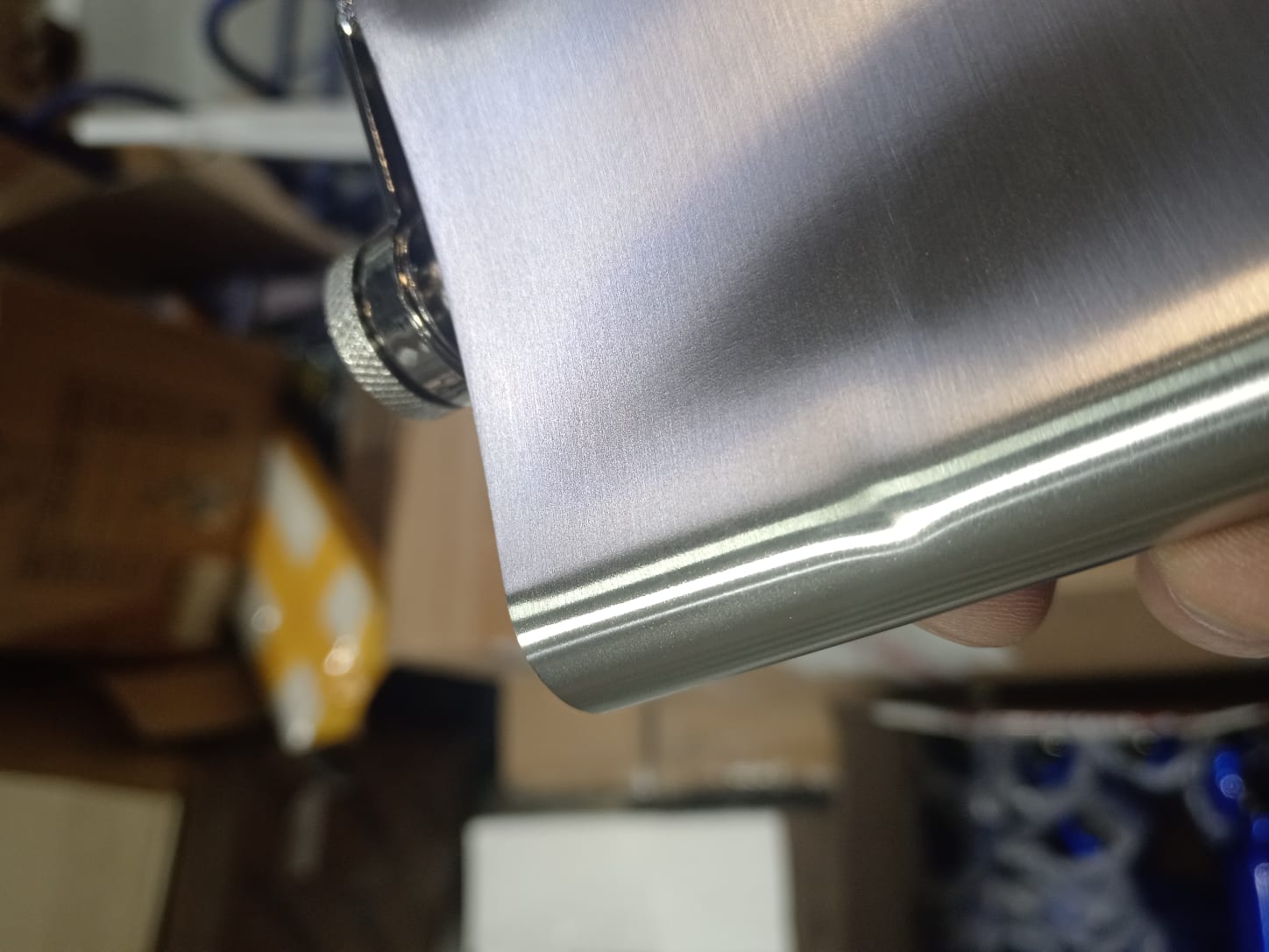 Фляжка 198 мл Hemingway, серебристый