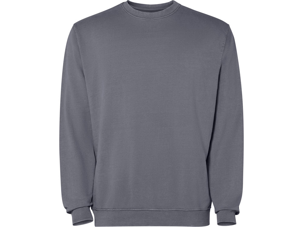 Свитшот Jaya унисекс, серо-голубой выстиранный